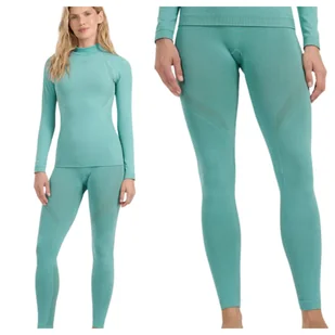 Bielizna termoaktywna bezszwowa (dół) damska 4F 4FWAW25USEAF217-46S Zielony M/L - Pozostała odzież narciarska - miniaturka - grafika 1