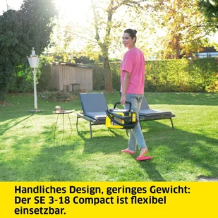 Odkurzacz akumulatorowy piorący KARCHER SE 3-18 Compact - AGD OUTLET - miniaturka - grafika 7