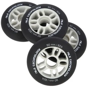 Nils EXTREME PU 90x24 82A CZARNE MATOWE KÓŁKA (4 szt.) EXTREME 5907695543568 - Akcesoria do skatingu - miniaturka - grafika 1