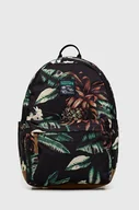 Plecaki - Superdry plecak damski kolor czarny duży wzorzysty - miniaturka - grafika 1