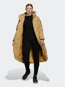 Odzież trekkingowa damska - adidas Kurtka puchowa Big Baffle HN9938 Beżowy Regular Fit - miniaturka - grafika 1