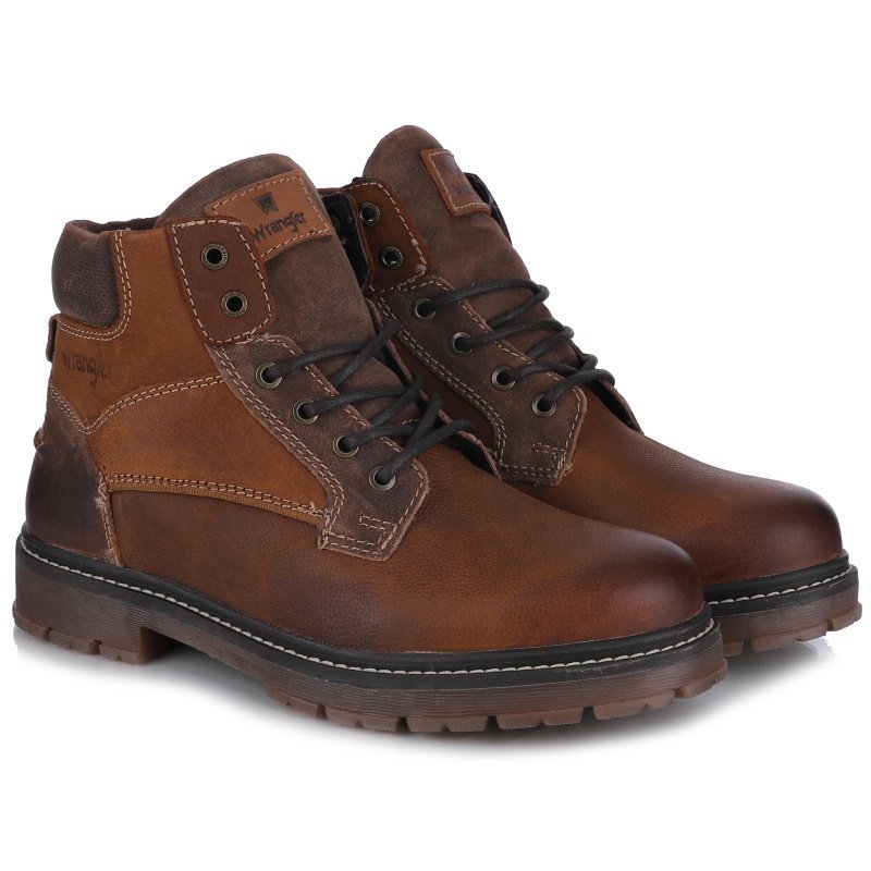 Trzewiki męskie Wrangler 20253037.34B CHESTNUT R.45