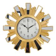 Zegary - Zegar ścienny Raggio 3 złoto-srebrny - miniaturka - grafika 1