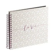 Albumy fotograficzne - Hama Romance Spiral-Album 28x24 40 black Pages Wedding 3831 3831 - miniaturka - grafika 1