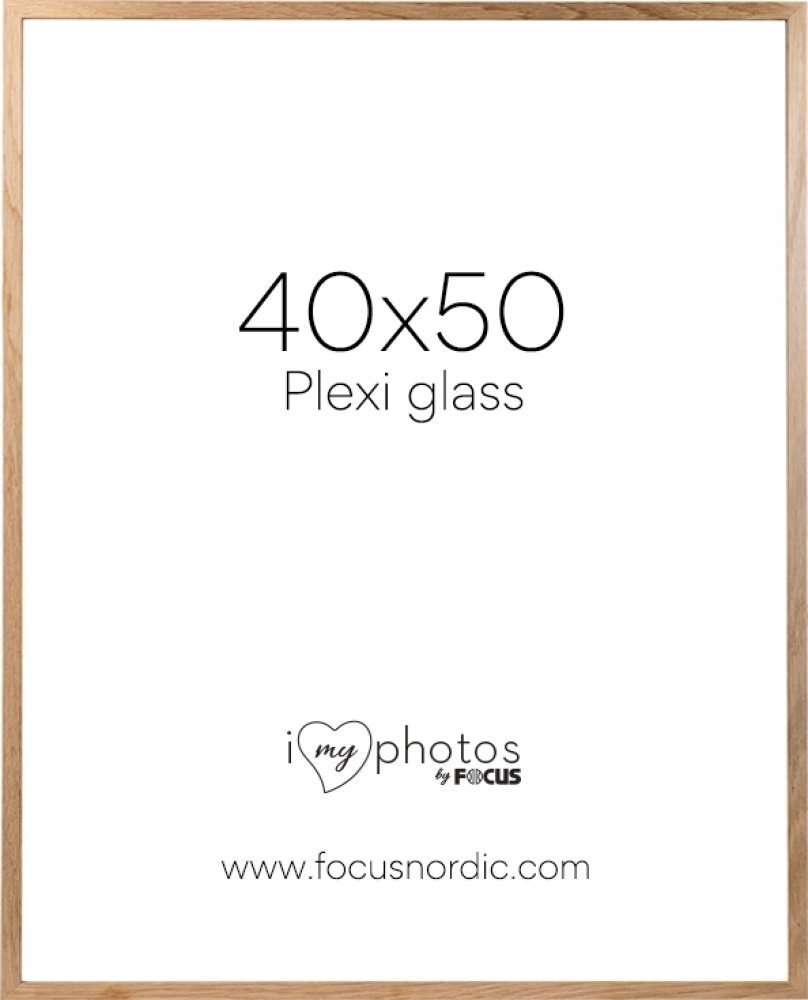 Ramka Focus Focus Soul Oak veneer 40x50 Plexi