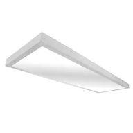 Lampy sufitowe - Natynkowy panel ledowy 1121 Domeno 40W 4000K metalowy biały - miniaturka - grafika 1
