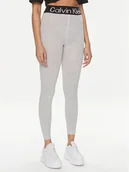 Piżamy damskie - Calvin Klein Legginsy 701226027 Szary Slim Fit - miniaturka - grafika 1