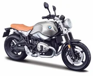 Kolekcjonerskie modele pojazdów - Maisto, 32701 BMW R NINE T SCRAMBLER Z PODSTAWKĄ 1/12 - miniaturka - grafika 1
