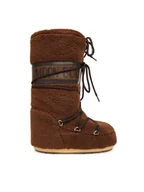 Buty dla dziewczynek - Moon Boot Śniegowce Mb Icon Fleece 80D1403080 Brązowy - miniaturka - grafika 1