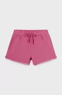 Spodnie i spodenki dla dziewczynek - Mayoral szorty niemowlęce kolor różowy gładkie - miniaturka - grafika 1