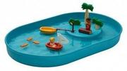 Place zabaw - Plan Toys Park Wodny - Wyspa na Wodzie - zabawa wodą - PLTO-5801 - miniaturka - grafika 1