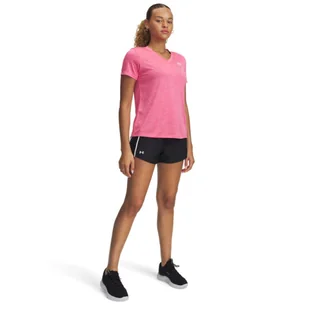 Damskie spodnie treningowe Under Armour Tech Play Up Shorts - czarne - Spodenki damskie - miniaturka - grafika 1
