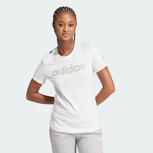 LOUNGEWEAR Essentials Slim Logo Tee - Koszulki sportowe damskie - miniaturka - grafika 1
