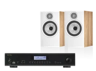 Zestawy stereo - Rotel A12 MKII (czarny) + 606 S3 (dąb) - miniaturka - grafika 1