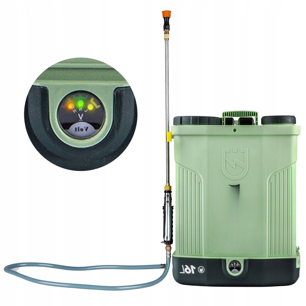 Opryskiwacz Ogrodowy Elektryczny Akumulatorowy 16 Litrów Zestaw Plecakowy