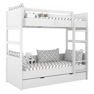 Łóżka dla dzieci i młodzieży - Łóżko piętrowe z pionową drabinką SIMONE S7D-PD - miniaturka - grafika 1