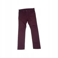 Spodnie damskie - Bordowe spodnie Jeansy damskie LEVIS 510 L30 - miniaturka - grafika 1
