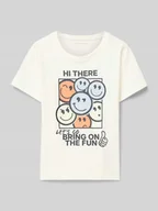 Koszulki dla chłopców - T-shirt o kroju regular fit z czystej bawełny z nadrukowanym motywem - miniaturka - grafika 1