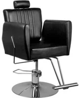 Fotele fryzjerskie - Hair system fotel fryzjerski barberski 0-179 czarny - miniaturka - grafika 1