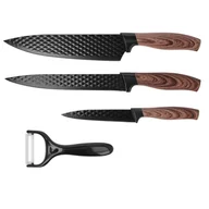 Noże kuchenne - ZESTAW 3 NOŻY KUCHENNYCH Z OBIERACZKĄ 3777 - miniaturka - grafika 1