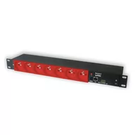 Listwy zasilające - Zarządzalna listwa zasilająca IP Power Socket z monitorem poboru energii tcPDU Red (LANLIS-009) - miniaturka - grafika 1