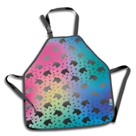 Plecaki szkolne i tornistry - St. Right Fartuszek Ochronny Do Malowania Do Gotowania Ombre Unicorn Jednorożec - miniaturka - grafika 1