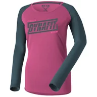Koszulki sportowe damskie - Koszulka damska Dynafit 24/7 W L/S Tee Rozmiar: L / Kolor: różówy/szary - miniaturka - grafika 1