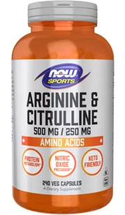 L-Arginine 500 mg + L-Citrulline 250 mg (240 kaps.) - Aminokwasy - miniaturka - grafika 1