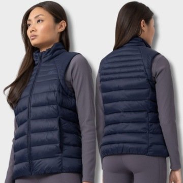 Kamizelka Bezrękawnik Damski Puchowa Pikowana Ciepła Sportowa 4F M