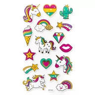 Scrapbooking - Naklejki Z Pianki Jednorożce 16 Szt. Dalprint - miniaturka - grafika 1