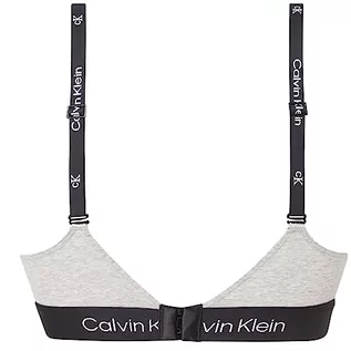 Biustonosze - Calvin Klein Damski biustonosz z podszewką, szary, XL - grafika 1