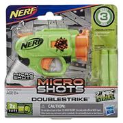 Zabawki militarne - Hasbro Wyrzutnia Nerf Microshots Doublestrike - miniaturka - grafika 1