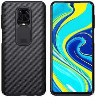 Nillkin CamShield Xiaomi Redmi Note 9S 9 Pro Black - Szkła hartowane na telefon - miniaturka - grafika 1