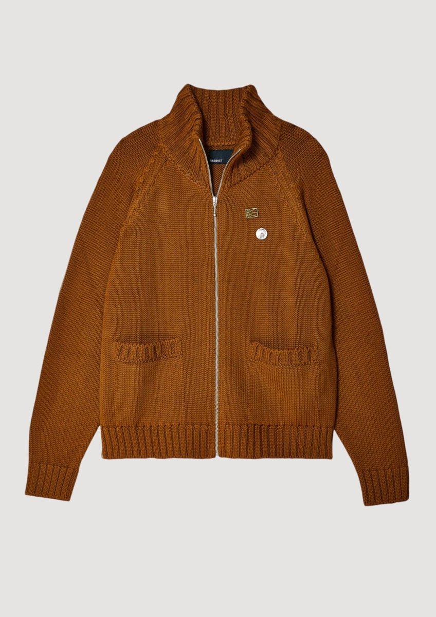 Tears Zipped Cardigan Knit