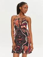 Sukienki - Maaji Sukienka letnia Shell Garden Marvella PT2477CSD001 Kolorowy Slim Fit - miniaturka - grafika 1