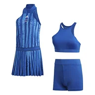 Sukienki - adidas Damska sukienka All-in-One Primebblue, Royblu/White, S - miniaturka - grafika 1