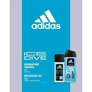 Adidas, Ice Dive, Zestaw kosmetyków, 2 szt. - Zestawy kosmetyków męskich - miniaturka - grafika 2