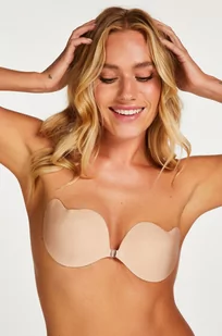 Hunkemöller Niski biustonosz Beżowy - Akcesoria do bielizny - miniaturka - grafika 1
