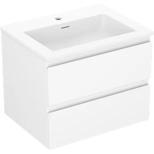 Mexen Orio szafka łazienkowa 60 cm z umywalką Otis, 2 szuflady, biała mat - 91A10-06047-2-BFF01-W18M01 - Szafki łazienkowe - miniaturka - grafika 1