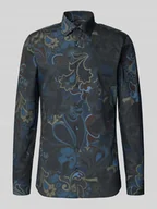 Koszule męskie - Koszula casualowa o kroju regular fit z kwiatowym nadrukiem na całej powierzchni - miniaturka - grafika 1