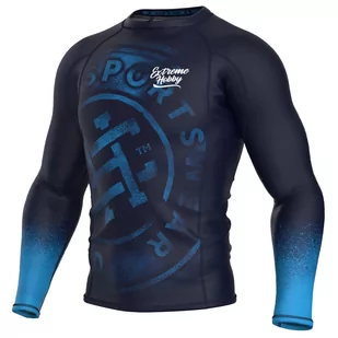 Rashguard Męski Extreme Hobby BADGE - Koszulki sportowe męskie - miniaturka - grafika 1