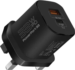 PROMATE PowerPort-33 GaNFast Charger adapter 33W / USB-C PD / USB-A - Ładowarki i akumulatory - miniaturka - grafika 1