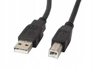Kabel USB 2.0 Lanberg AM-BM 5m czarny - Kable komputerowe i do monitorów - miniaturka - grafika 1