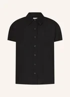 Bluzki damskie - Calvin Klein Sukienka Koszulowa Z Lnem schwarz - miniaturka - grafika 1