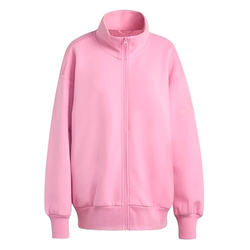 adidas dames SOFT LUX FULL-ZIP TRACKTOP, st tropic bloom, L