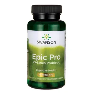 SWANSON Epic Pro 25 Strain Probiotic DR 30 wegetariańskich kapsułek - Suplementy naturalne - miniaturka - grafika 1