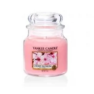 Świece - Yankee Candle Świeca zapachowa średni słój Cherry Blossom 411g 57420-uniw - miniaturka - grafika 1