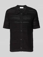 Koszule męskie - Koszula casualowa o kroju regular fit z kołnierzykiem polo model ‘PALO’ - miniaturka - grafika 1