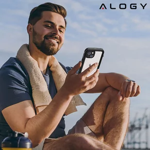 Etui Wodoodporne Alogy IP68 Case z przezroczystym tyłem Pancerna obudowa 360 do MagSafe do Apple iPhone 14 - Etui i futerały do telefonów - miniaturka - grafika 11