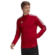 Bluzy męskie - Adidas, Bluza męska, TIRO 21 Track Jacket GM7308, czerwony, rozmiar L - miniaturka - grafika 1